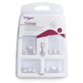 DISCO DE FELTRO POLIMAX C/12 + MANDRIL - TDV