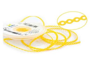 Elástico Corrente Médio Amarelo - Morelli
