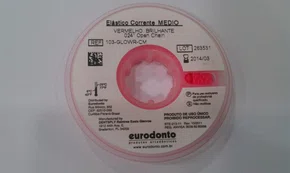 ELASTICO CORRENTE MEDIO VERMELHO - EURODONTO
