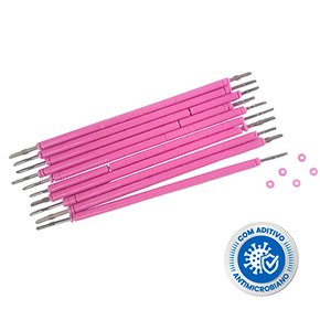 Elástico Ligadura Bengalinha Antimicrobiano Rosa Chiclete - Morelli