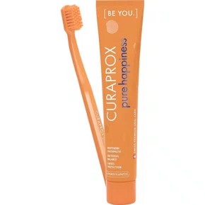 ESCOVA DENTAL ADULTO CURAPROX + CREME DENTAL VEGANO - CURAPROX