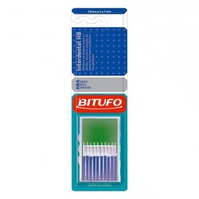 ESCOVA INTERDENTAL CONICA AZUL - BITUFO