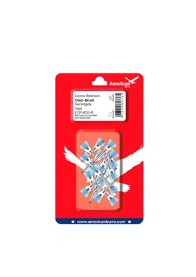 Escova Robinson Azul Pincel c/20 (EBP14CG-B-20) - American