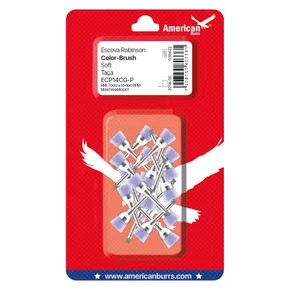 Escova de Robinson Color-Brush Lilas Soft Taca C/20 ECP14CG-P-20 - American Burrs