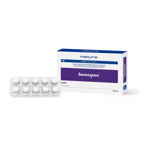 Esponja Hemostática Hemospon Cubo C/10 - Maquira