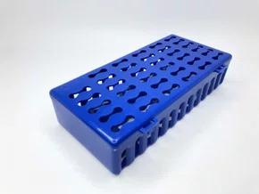 ESTOJO CIRURGICO AUTOCLAVAVEL AZUL ESCURO - NORAH