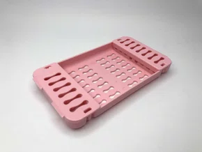 ESTOJO DE PERIODONTIA AUTOCLAVAVEL ROSA CLARO COM 2 UNIDADES - NORAH