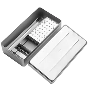 Estojo Perfurado 20x10x05CM para Endodontia C/48 Furos (MF116PFI) - Fava