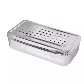 Estojo para Esterilização Inox 20x10x5cm Perfurado G101P - Golgran