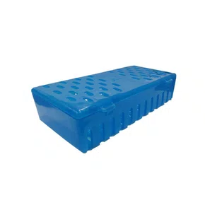 ESTOJO STERIBOX 3 AZUL CITRICO C/1 UNID - PRISMA