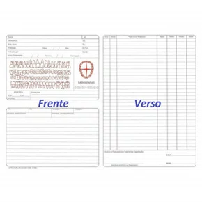 FICHA CLINICA DUPLA C/100 - DALLAS