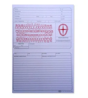 Ficha Clínica Dupla C/100 - Preven