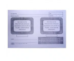 FICHA RADIOGRAFICA 2 FUROS INFANTIL C/100 - DALLAS