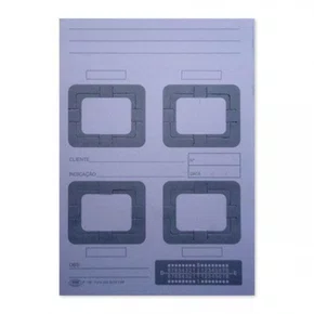 FICHA RADIOGRAFICA 4 FUROS C/50 - DALLAS