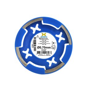Fio Ortodôntico Duro Elástico CrNi  Redondo Ø0,70mm (.028") em Rolo 50g - Morelli