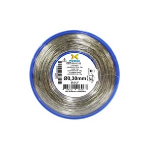 Fio para Amarrilho CrNi  Redondo Ø0,30mm (.012") em Rolo 50g - Morelli