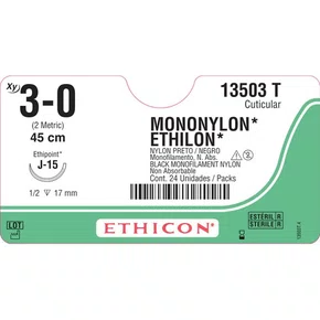 Fio de Sutura Mononylon 3-0 unidade - Ethicon