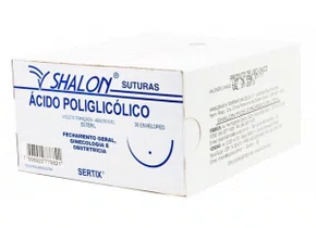 Fio de Sutura Absorvível 5-0 Unidade (L550MT15) - Shalon