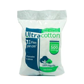 Compressa de Gaze 11 Fios C/500 - Ultracotton