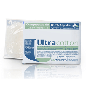 Gaze 13 fios Estéril C/10 - Ultracotton