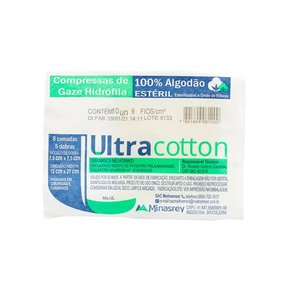 Gaze 9 fios Estéril C/10 - Ultracotton