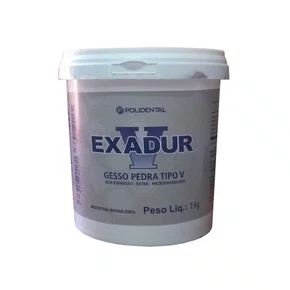GESSO ESPECIAL EXADUR TIPO V AZUL 1KG - POLIENTAL