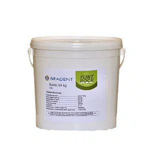 GESSO ESPECIAL PEDRA FLINT ROCK TIPO IV 4KG BRANCO - BRADENT