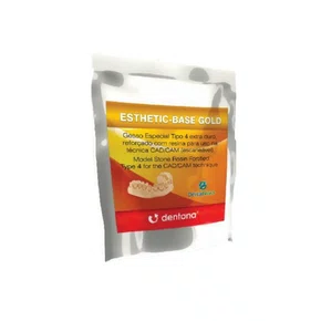 GESSO ESPECIAL PEDRA TIPO IV ESTHETIC BASE GOLD QUICK - DENTONA