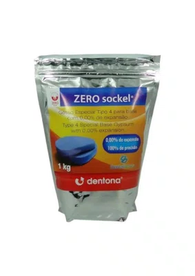 GESSO ESPECIAL ZERO SOCKEL AZUL IV 1KG - DENTALNEWS