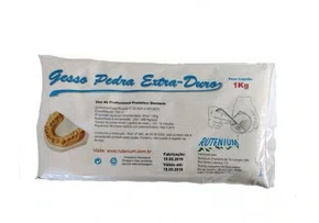GESSO PEDRA AMARELO (EXTRA DURO) TIPO 3 1KG - RUTENIUM