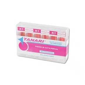 GUTA PERCHA ACESSORIA R7 C/120 CONES - TANARI