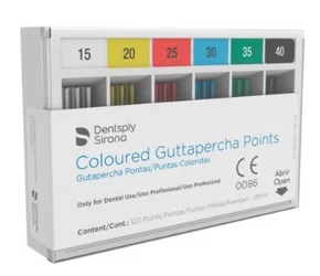 Guta Percha Calibrada Sortida N 15-40 C/120 Cones - Dentsply
