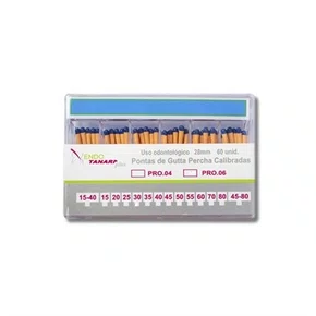 GUTA PERCHA PRO.04 N 50 (#50.04) C/60 CONES - TANARI