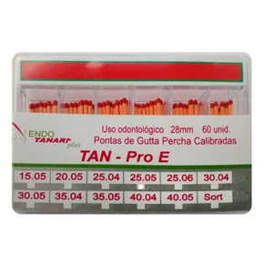 GUTA PERCHA PRO E (EASY) #25.06 C/60 CONES - TANARI