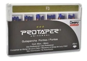 Guta Percha Protaper Universal F3 C/60 Cones – Dentsply