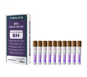 INDICADOR BIOLOGICO BIO-INDICADOR 8 HORAS C/ 10 UNI - MAQUIRA