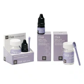 IONOMERO DE VIDRO PARA RESTAURACAO RIVA LIGHT CURE A2 KIT PO+LIQUIDO - SDI