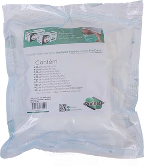 Kit Cirúrgico Duplo Azul 30gr - Protdesc Kit Cirúrgico Duplo Azul 30gr - Protdesc