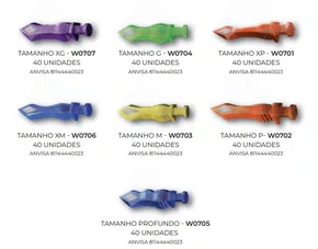 Kit Cunha Plástica Ultrawedge Diamantadas c/120 (W608) - American