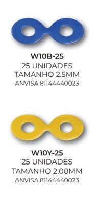 Kit Cunha Plástica Ultrawedge Elástica c/50 (W10YB) - American