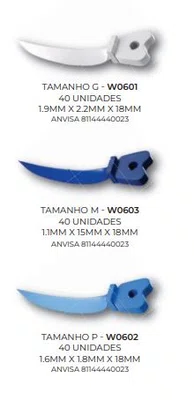 Kit Cunha Plástica Ultrawedge Tulwar c/ 90 Unidades (W605) – American