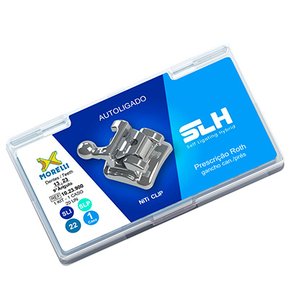 Kit de Bráquetes 01 caso Prescrição Roth Autoligado SLH .022" Gancho Can./Prés - Morelli