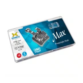 Kit De Braquetes 01 Caso Prescrição Roth Max .018 Can. 13 Ang. Gancho Can./Pres - Morelli  Descrição técnica do produto: