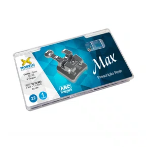 Kit De Braquetes 01 Caso Prescrição Roth Max .022 Can. 9 Ang. Gancho Can./Pres - Morelli