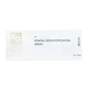 Kit de Brocas para Odontopediatria UNESC 9058 - KG Sorensen