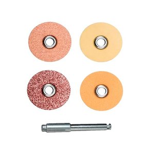 Kit Disco de Lixa 3M™ Sof-Lex™ Pop On 1/2 Laranja + Mandril 4931B1 - Solventum