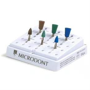 KIT POLIMENTO DE AMALGAMA MINI C/6 (REF. 10.218.031) - MICRODONT