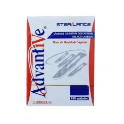 Lâmina de bisturi n 23 c/ 100 - Sterilance/Advantive