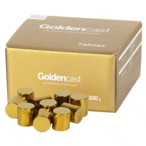 LIGA DE METAL GOLDEN CAST C/ 100GRAMAS - TALMAX LIGA DE METAL GOLDEN CAST C/ 100GRAMAS - TALMAX
