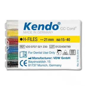 LIMA MANUAL HEDSTROEM H-FILES SORTIDA N 15-40 25MM C/6 UNIDADES - KENDO